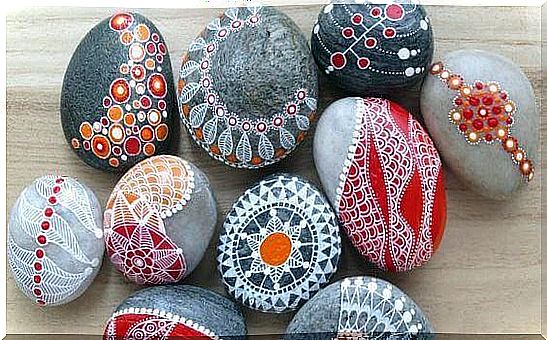 Painted stones