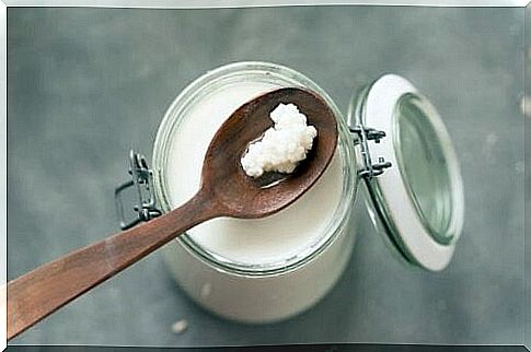 A jar of kefir