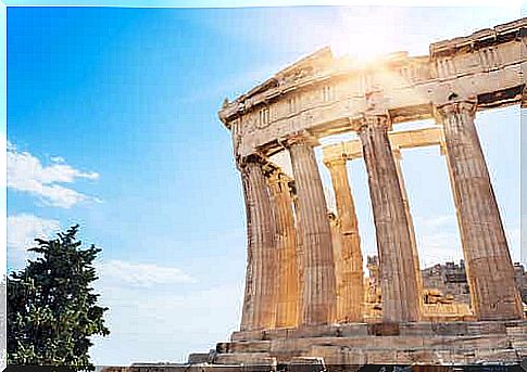 Parthenon in Athens, Greece.