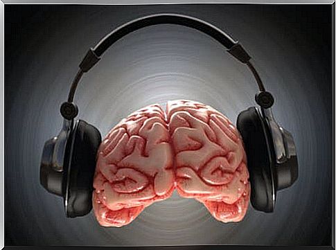 Brain and earphones.