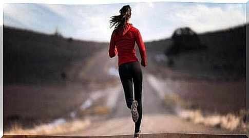 Woman jogging